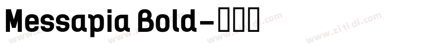 Messapia Bold字体转换